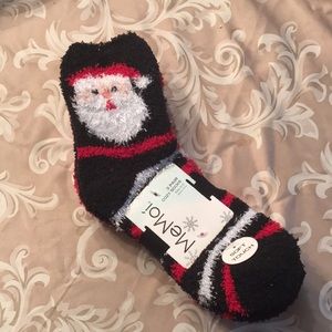 MeMoi NWT sz 9-11 3 pair cozy socks, 2 print, 1 bl